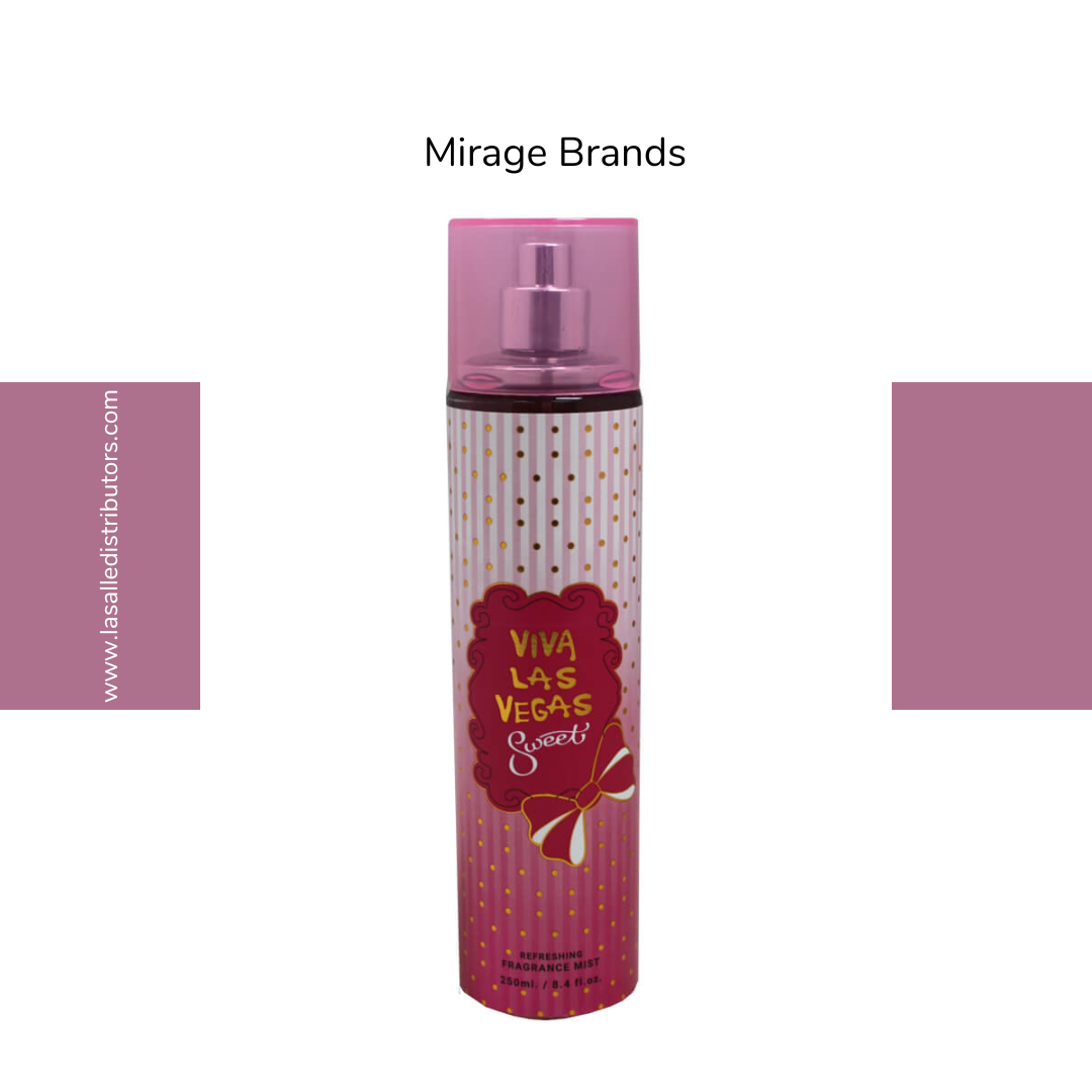 Mirage Brands 8.4 Fl Oz Fragrance Mist - Viva Las Vegas Sweet (Inspired By Viva La Juicy Sucre By Juicy Couture)