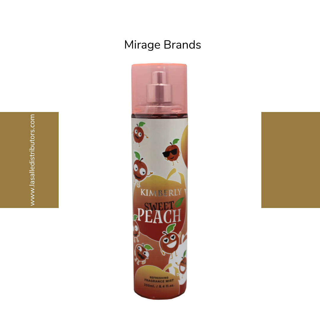 Mirage Brands 8.4 Fl Oz Fragrance Mist - Kimberly Sweet Peach (Inspired By Kimoji Peach By Kim Kardashian)