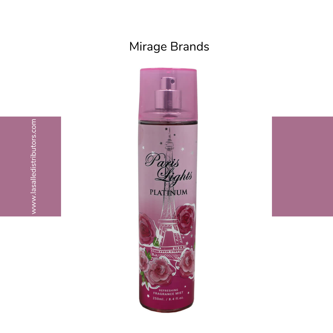 Mirage Brands 8.4 Fl Oz Fragrance Mist - Paris Lights Platinum (Inspired By Paris Hilton Anniversary Edition)