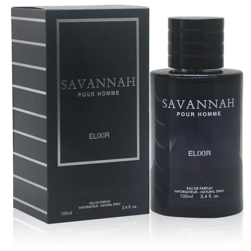 SAVANNAH POUR HOMME Secret Plus Eau de Parfum Cologne Perfume 3.4 OZ Vaporisateur Natural Spray #FL2540