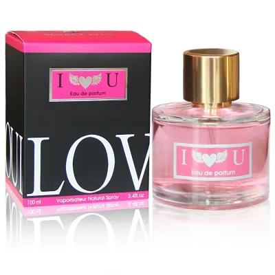 I LOVE YOU Secret Plus Eau de Parfum Cologne Perfume 3.4 OZ Vaporisateur Natural Spray #FL1536