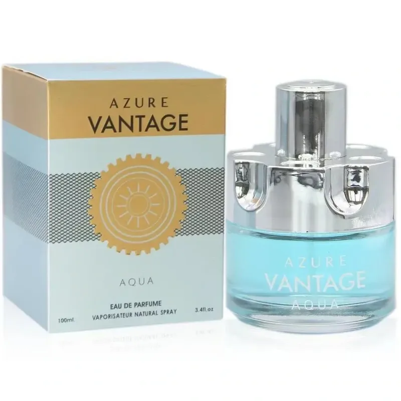 AZURE VANTAGE AQUA Cologne Secret Plus Eau de Parfum Perfume 3.4 OZ Vaporisateur Natural Spray #FL2106