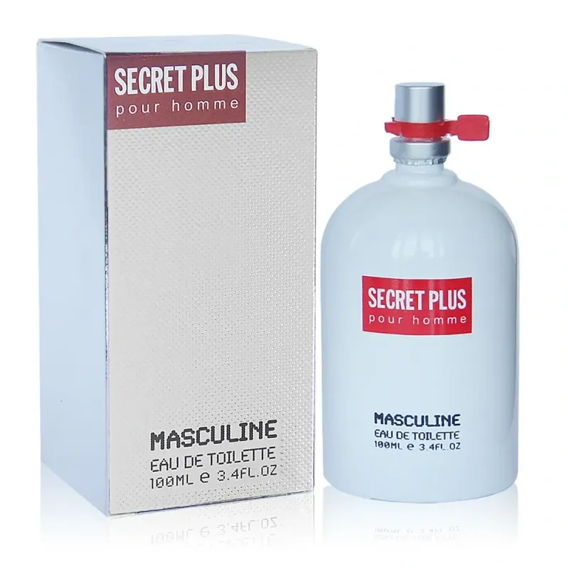 MASCULINE POUR HOMME Secret Plus Eau de Toilett Cologne Perfume 3.4 Oz Vaporisateur Natural Spray #FL1758