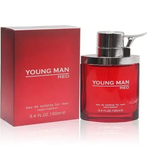 YOUNG MAN RED Secret Plus Eau de Toilette Cologne Perfume 3.4 Oz Vaporisateur Natural Spray #FL2243