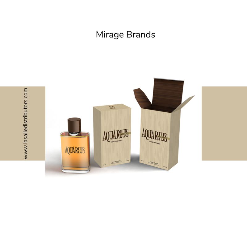 Mirage Brands 3.4 Oz EDT Spray - Aquarius Absolute (Acqua Di Gio Absolu By Giorgio Armani)