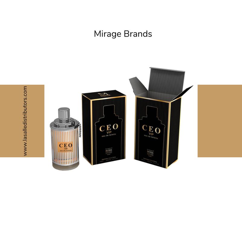 Mirage Brands 3.4 Oz EDT Spray - CEO VIP (Version Of Boss Hugo Boss The Scent)