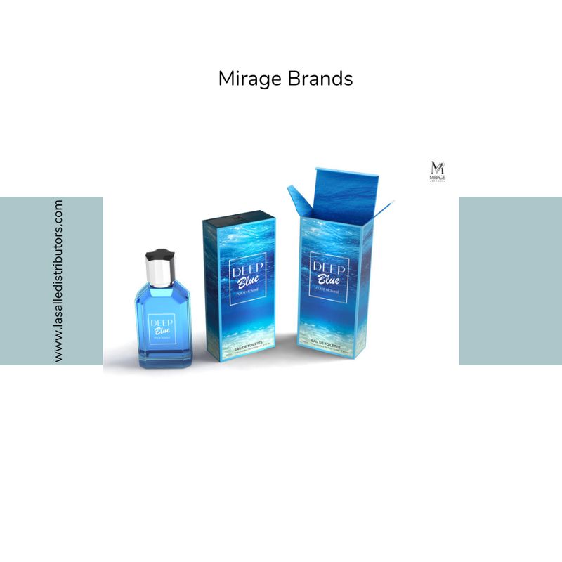 Mirage Brands 3.4 Oz EDT Spray - Deep Blue (Inspired By Cool Water By Davidoff)