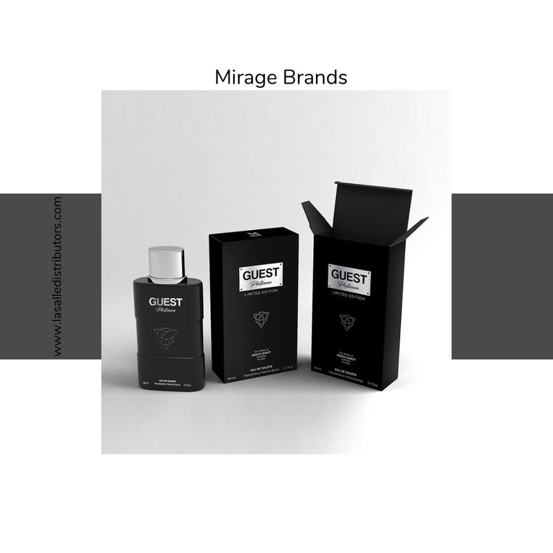 Mirage Brands 3.4 Oz EDT Spray - Guest Platinum Limited Edition (Version Of Gucci Guilty Platinum)