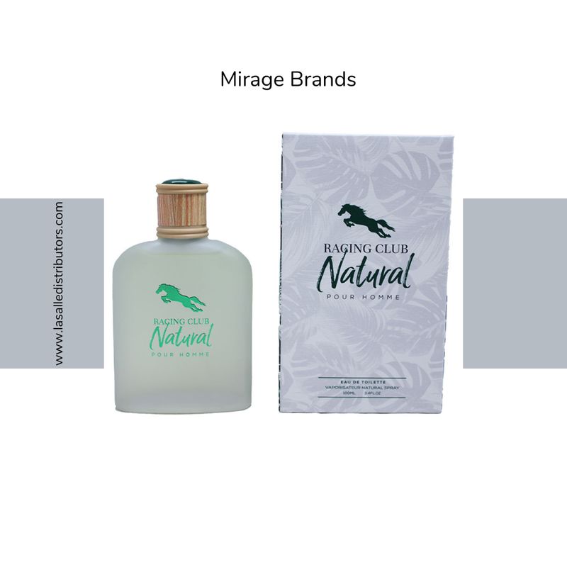 Mirage Brands 3.4 Oz EDT Spray - Racing Club Natural (Inspired By Polo Earth By Ralph Lauren)