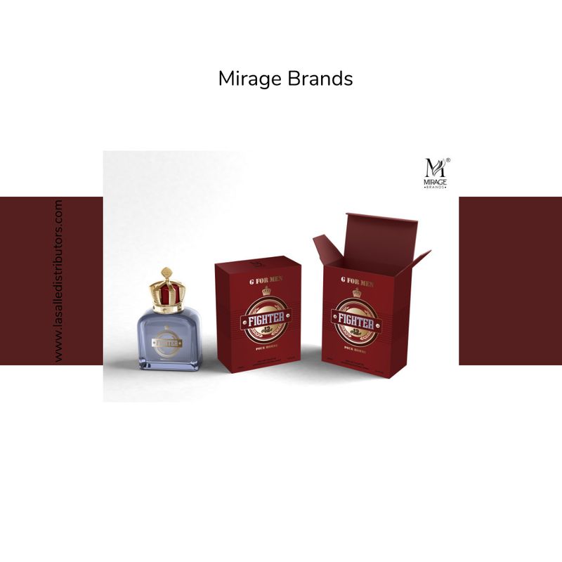 Mirage Brands 3.4 Oz EDT Spray - G For Men Fighter (Version Of JPG Scandal For Men)