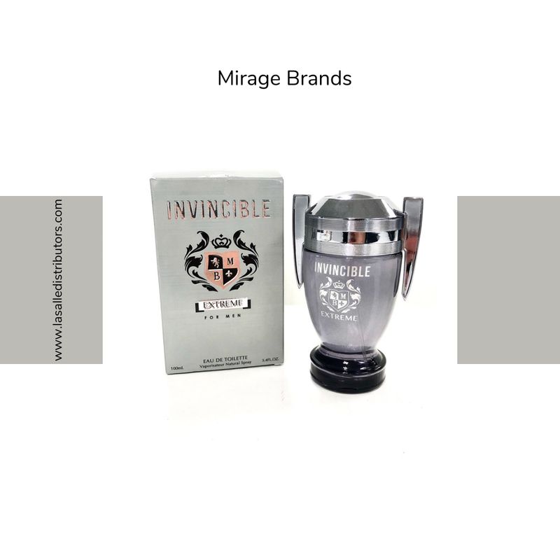 Mirage Brands 3.4 Oz EDT Spray - Invincible Extreme (Version Of Invictus Intense By Paco Rabanne)