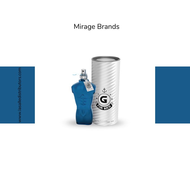 Mirage Brands 3.4 Oz EDT Spray - G For Men (Version Of Le Male By Jean Paul Gaultier)