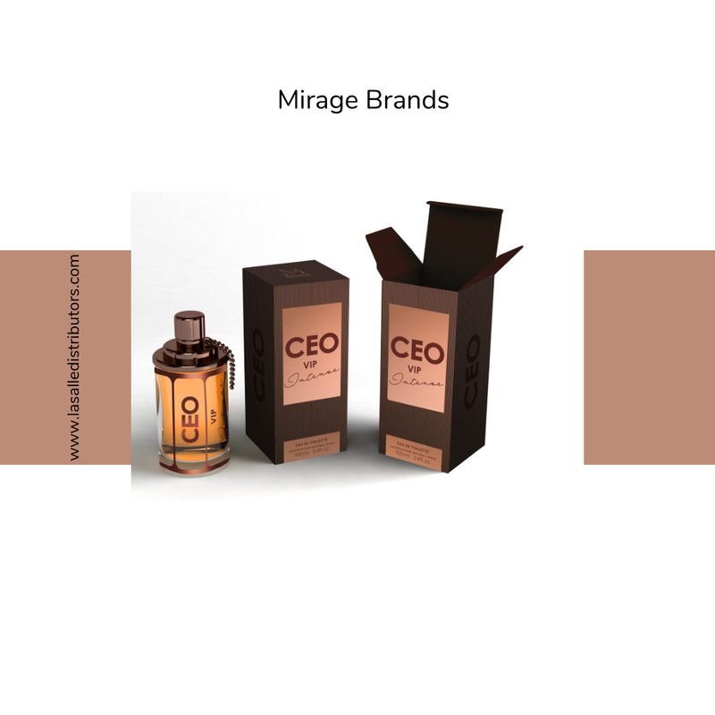 Mirage Brands 3.4 Oz EDT Spray - CEO VIP Intense (Inspired By Hugo Boss The Scent Absolute)