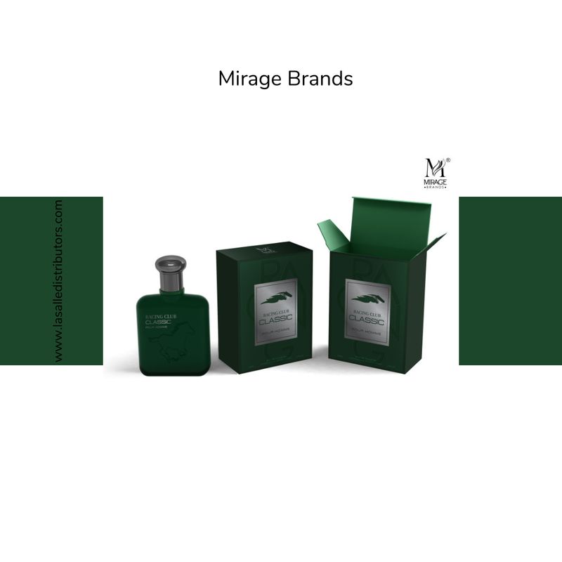 Mirage Brands 3.4 Oz EDT Spray - Racing Club Classic (Version Of Polo Cologne Eau Intense)