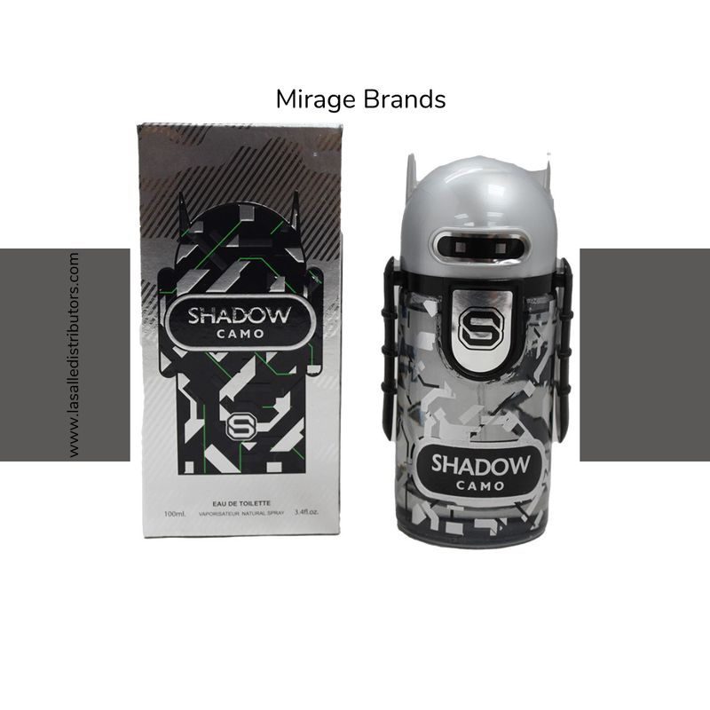 Mirage Brands 3.4 Oz EDT Spray - Shadow Camo (Inspired By Paco Rabanne Phantom Legion)