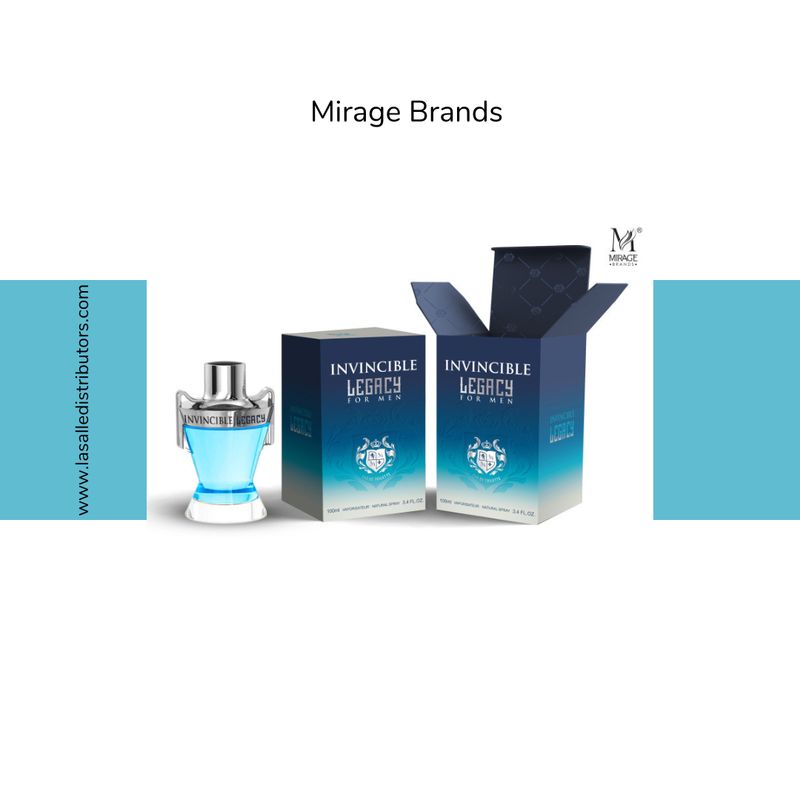 Mirage Brands 3.4 Oz EDT Spray - Invincible Legacy (Inspired By Invictus Legend By Paco Rabanne)