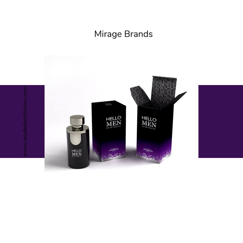 Mirage Brands 3.4 Oz EDT Spray - Hello Men (Version Of Halloween For Men)