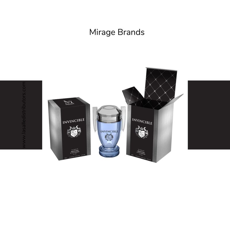 Mirage Brands 3.4 Oz EDT Spray - Invincible (Version Of Invictus By Paco Rabanne)