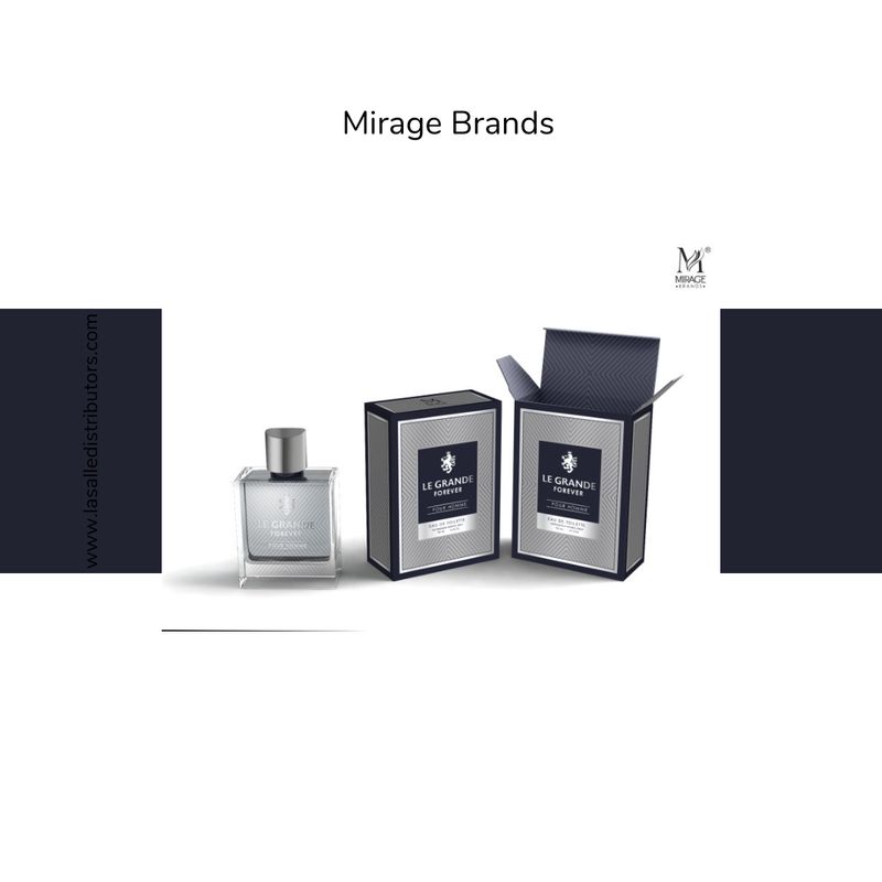 Mirage Brands 3.4 Oz EDT Spray - Le Grande Forever (Inspired By Lacoste Timeless)