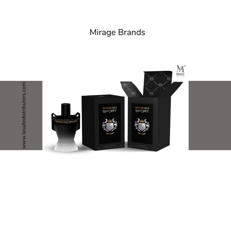 Mirage Brands 3.4 Oz EDT Spray - Invincible Sport (Version Of Invictus Victory By Paco Rabanne)