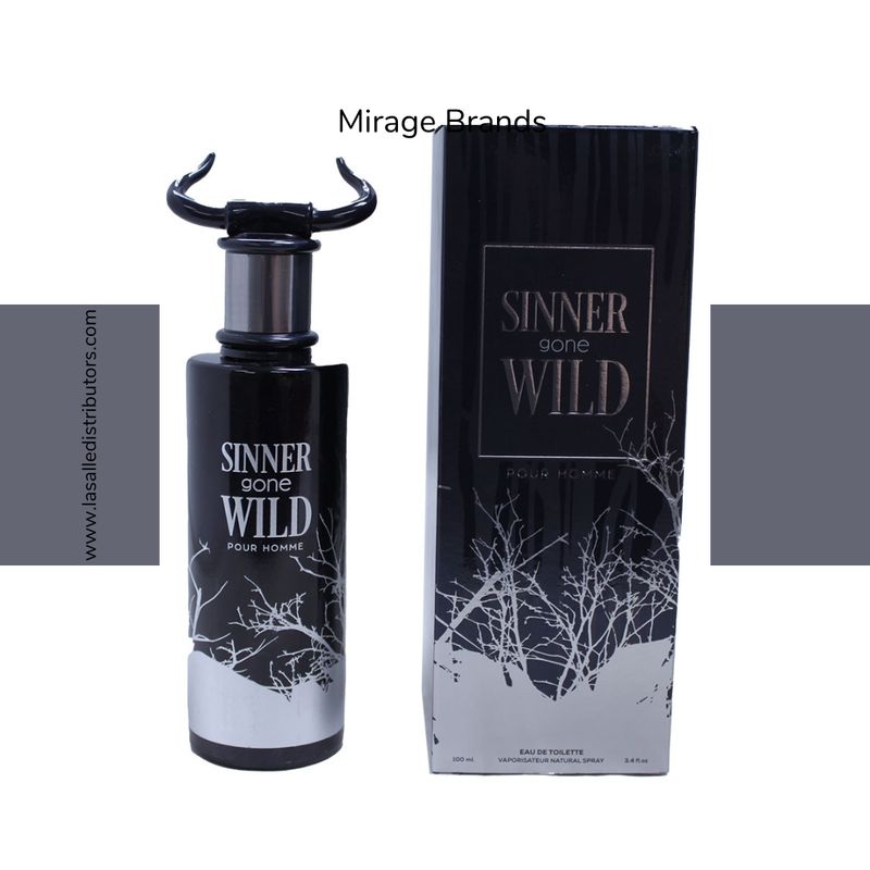 Mirage Brands 3.4 Oz EDT Spray - Sinner Gone Wild