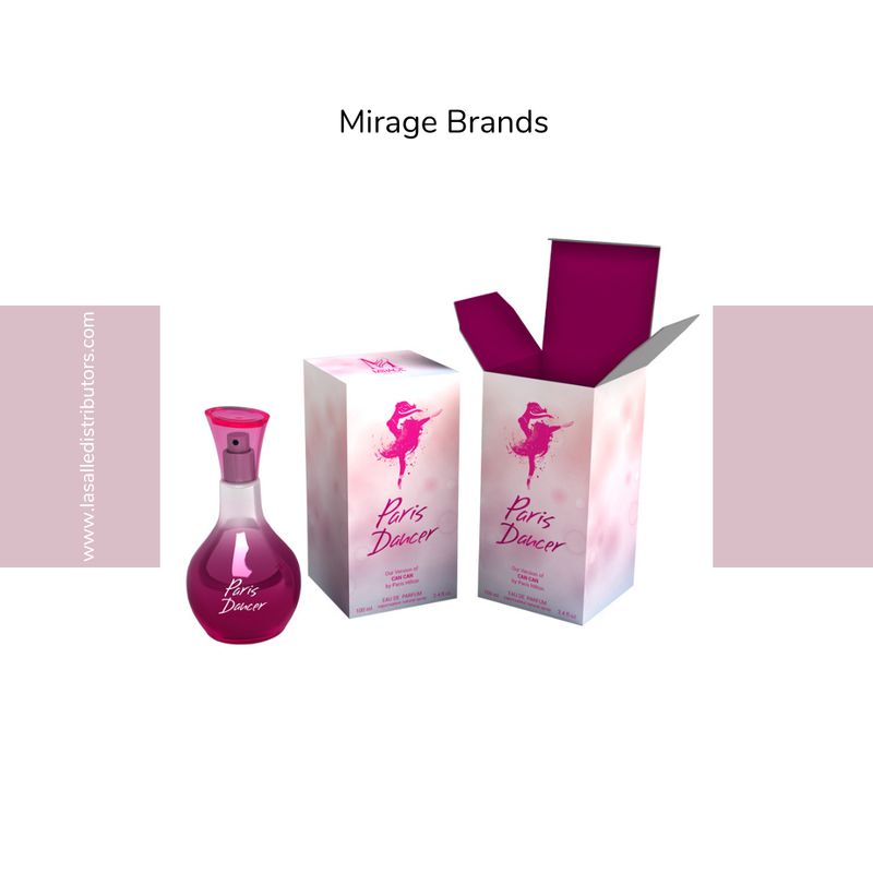 Mirage Brands 3.4 Oz EDP Spray - Paris Dancer (Inspired By Can Can By Paris Hilton)