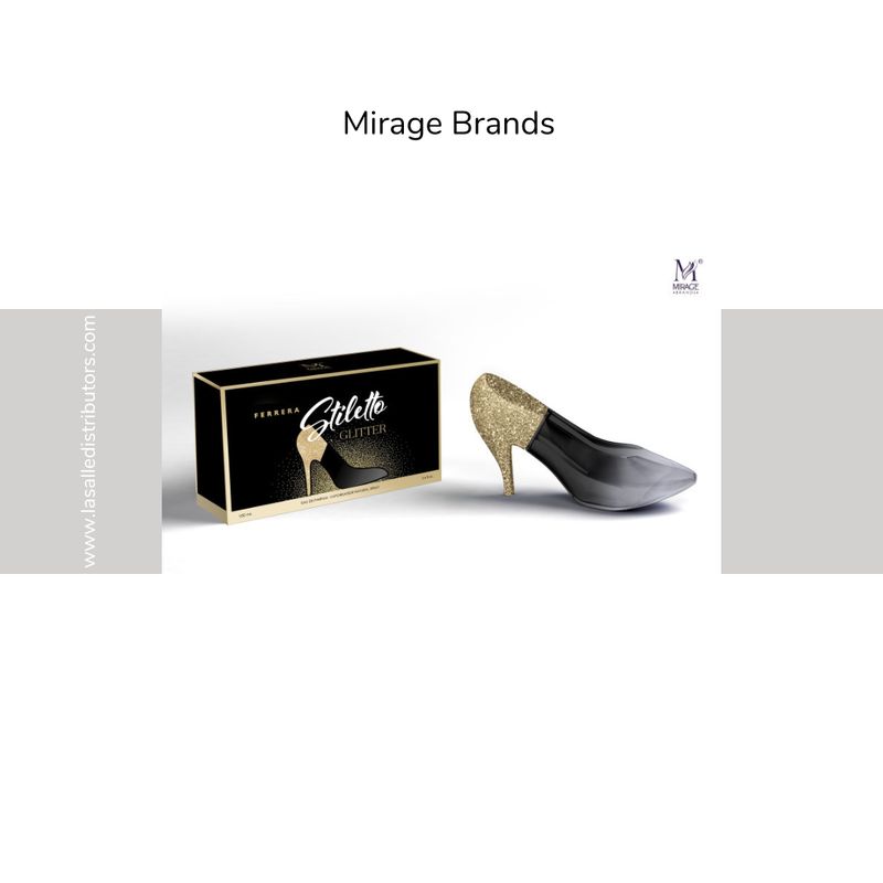 Mirage Brands 3.4 Oz EDP Spray - Ferrera Stiletto Glitter (Inspired By Good Girl Supreme By Carolina Herrera)