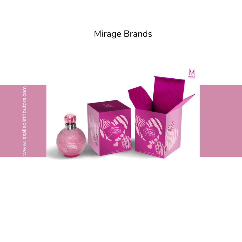 Mirage Brands 3.4 Oz EDP Spray - Mysterious Glitter (Inspired By Britney Spears Glitter Fantasy)
