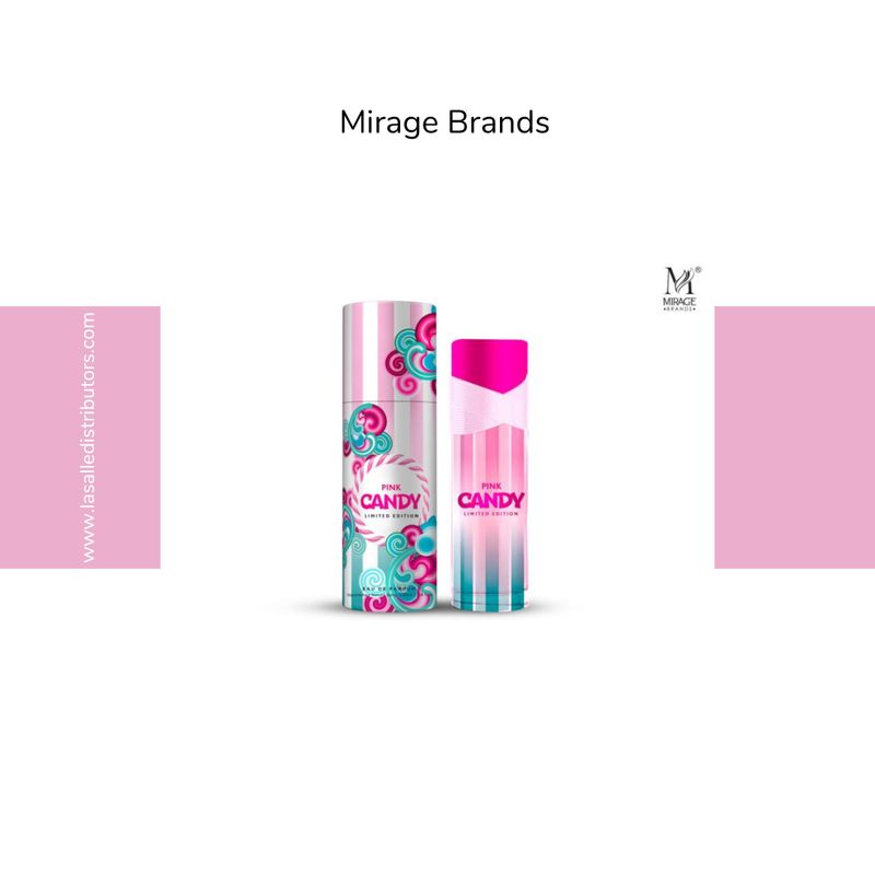 Mirage Brands 3.4 Oz EDP Spray - Pink Candy Limited Edition (Inspired By Pink Sugar Limited Edition By Aquolina)