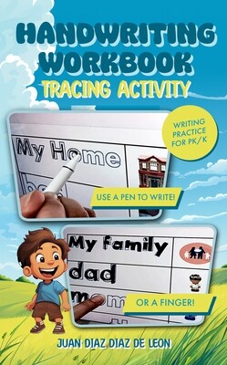 Handwriting WorkBook. Words Tracing Activity.