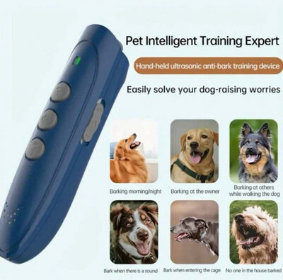 Bark Repellent - Ultrasonic Dog Bark deterrent stops bad behavior and barking |Long Range Ultrasonic sound |Alternate for painful shock collar|Dog Training Effective