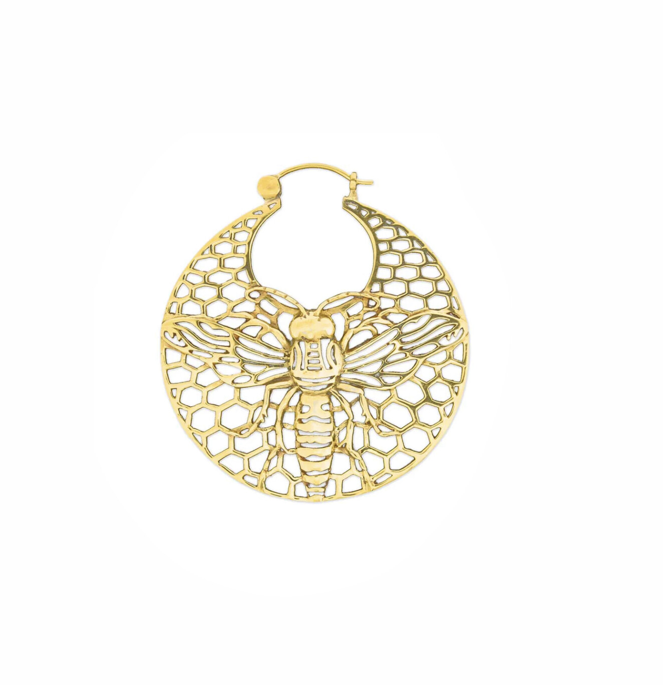 Bee Hoop, Metal: 18k Gold Plated