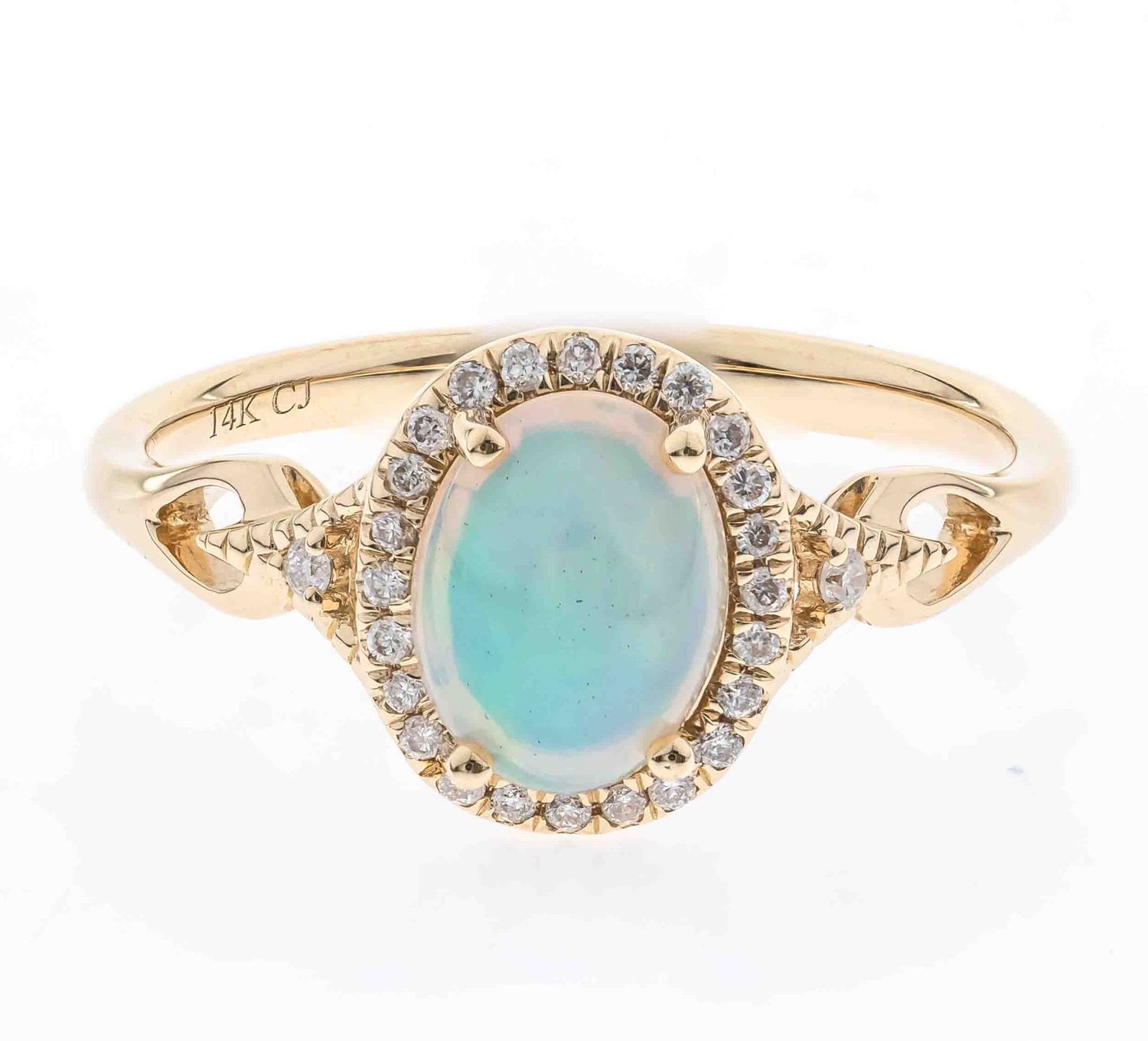 Halo Opal Ring