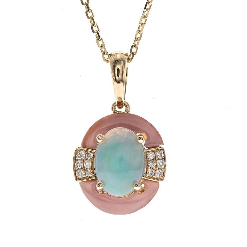 Blush Opal Necklace