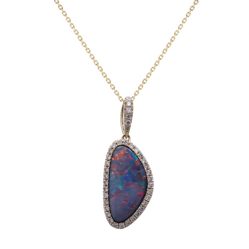 Midnight Opal Necklace