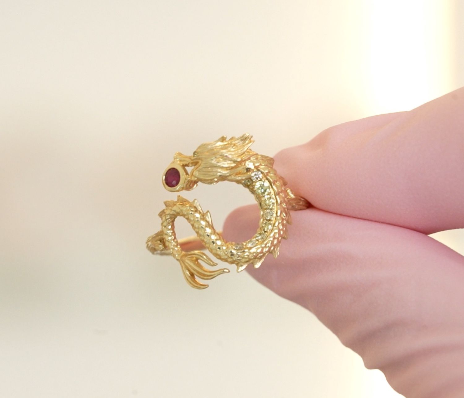 Golden Dragon Ring