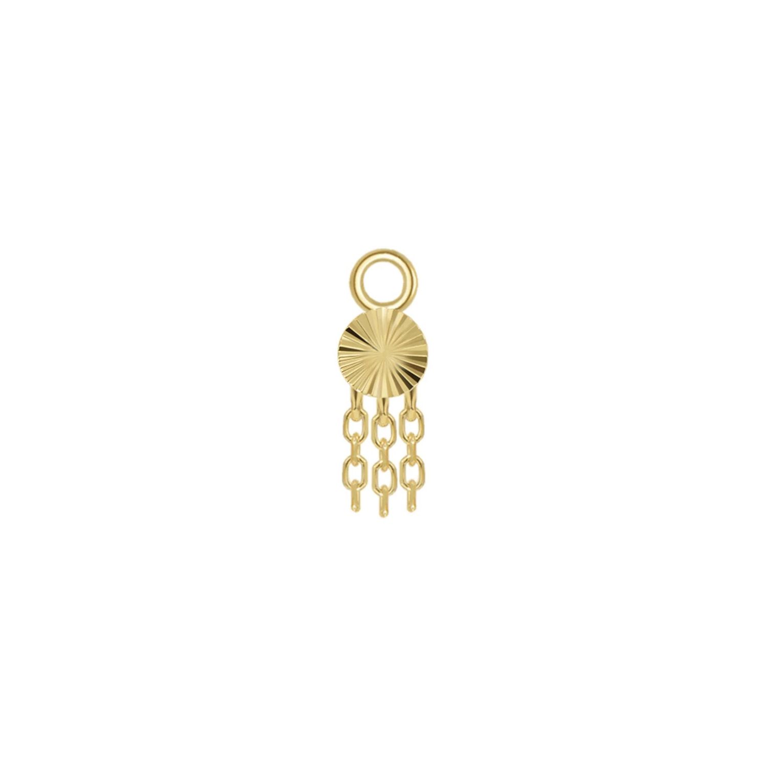 Nyx Charm, Gold: 14k Yellow, Jump Ring: Fits 16g