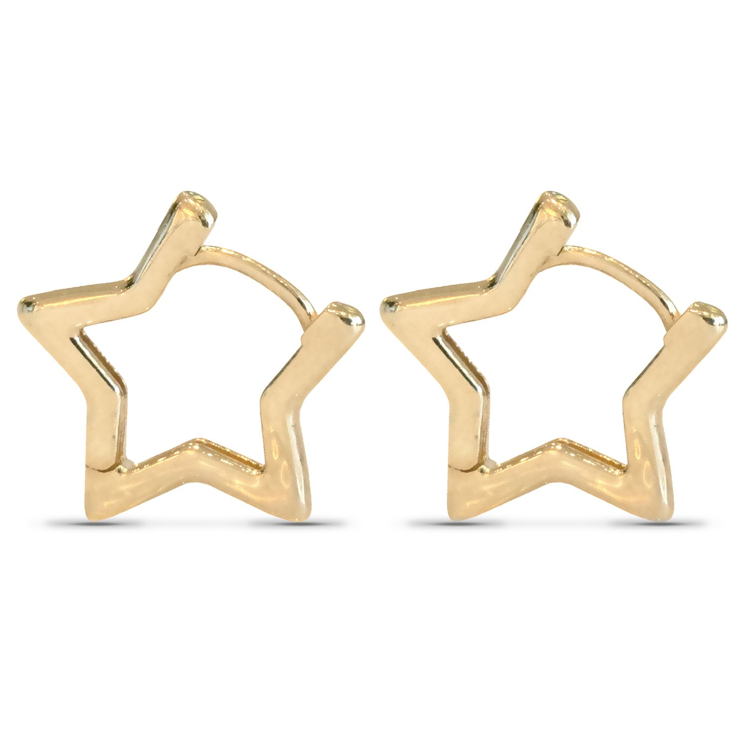 Puffy Star Hoops