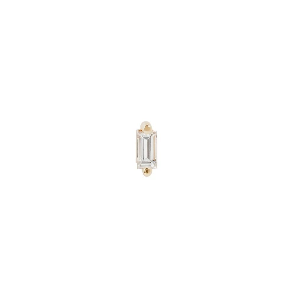 Paris, Gold: 14k Yellow, Stone: White Topaz