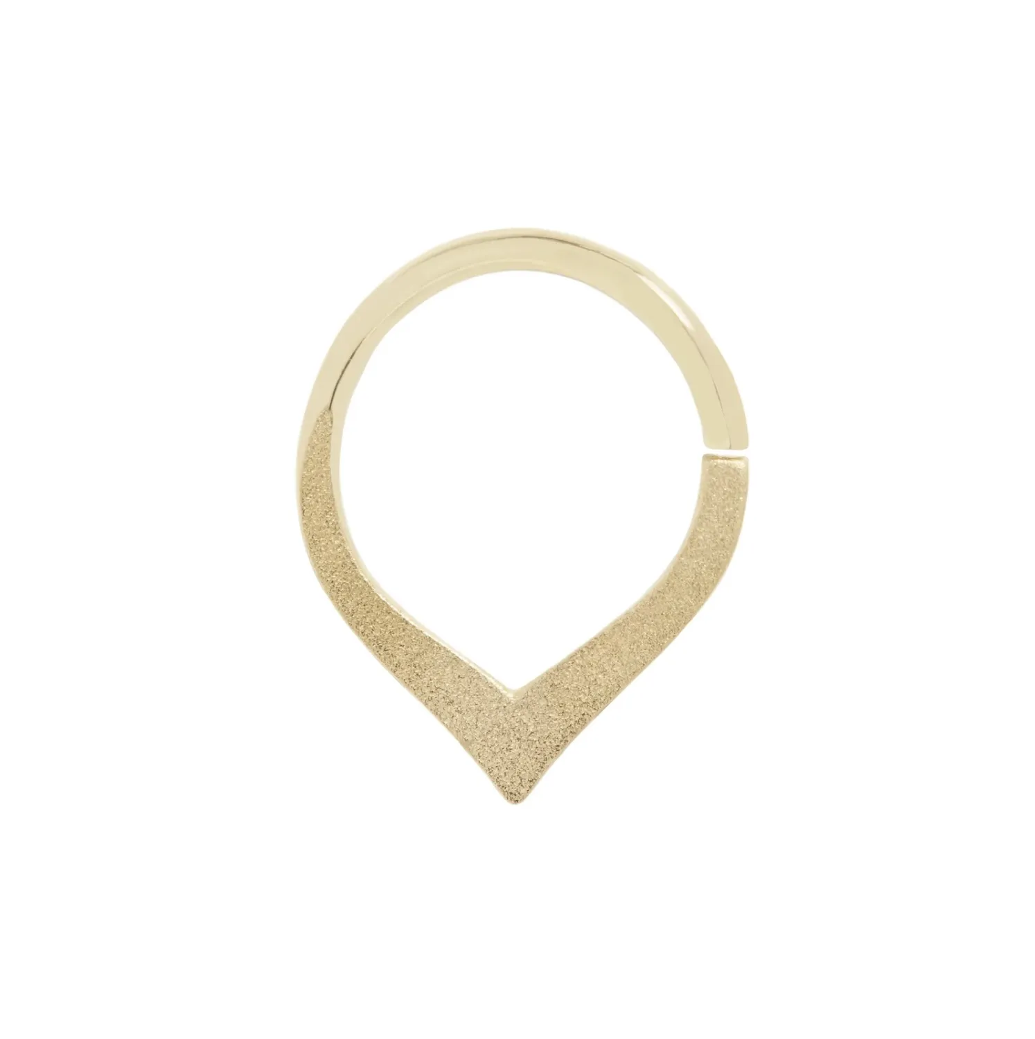 Rise Sandblast Seam Ring