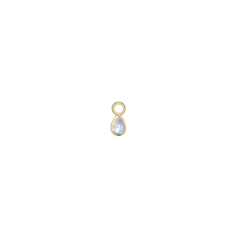 Mini Pear Bezel Charm