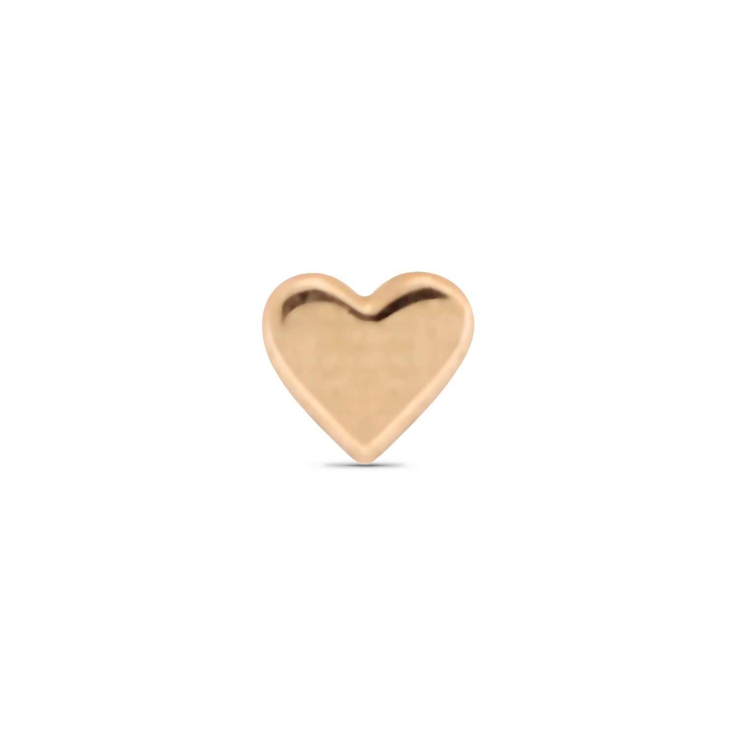 Flat Heart, Gold: 14k Yellow