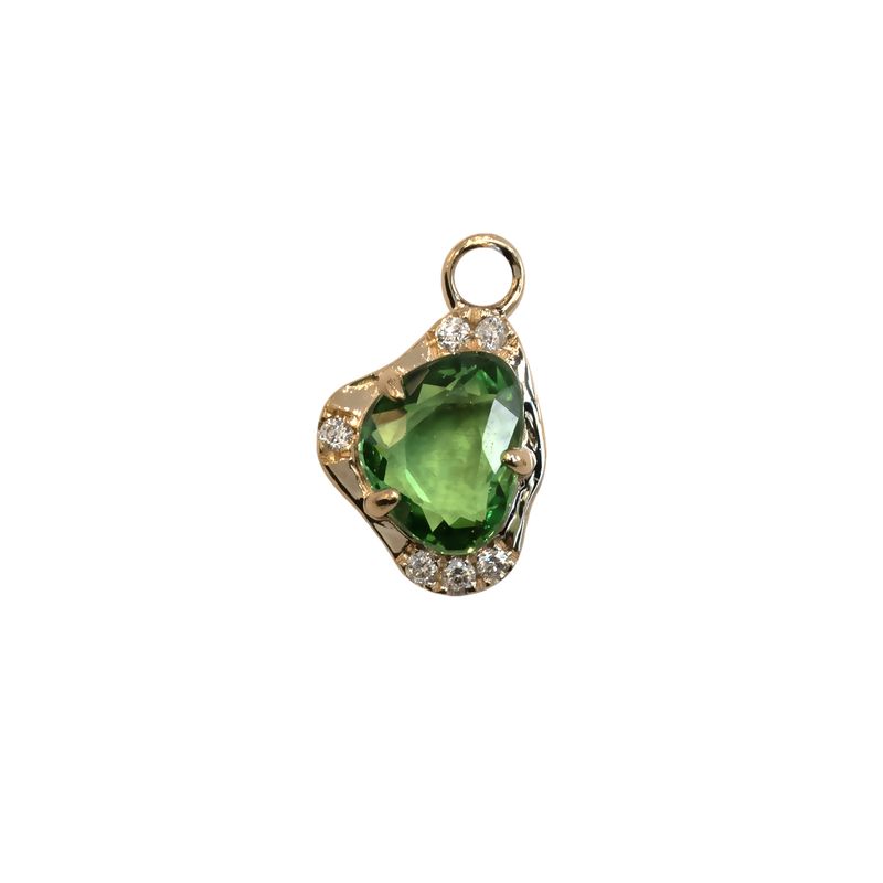 Paloma Charm - Tsavorite