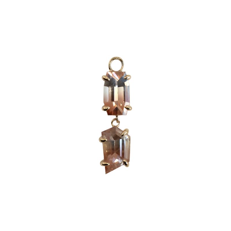 Freeform Sunstone Double Drop Charm