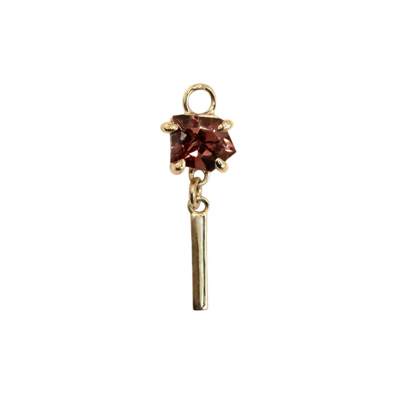 Jordana Charm - Multicolor Garnet