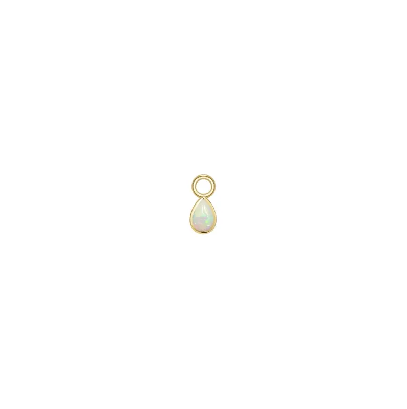 Mini Pear Bezel Charm