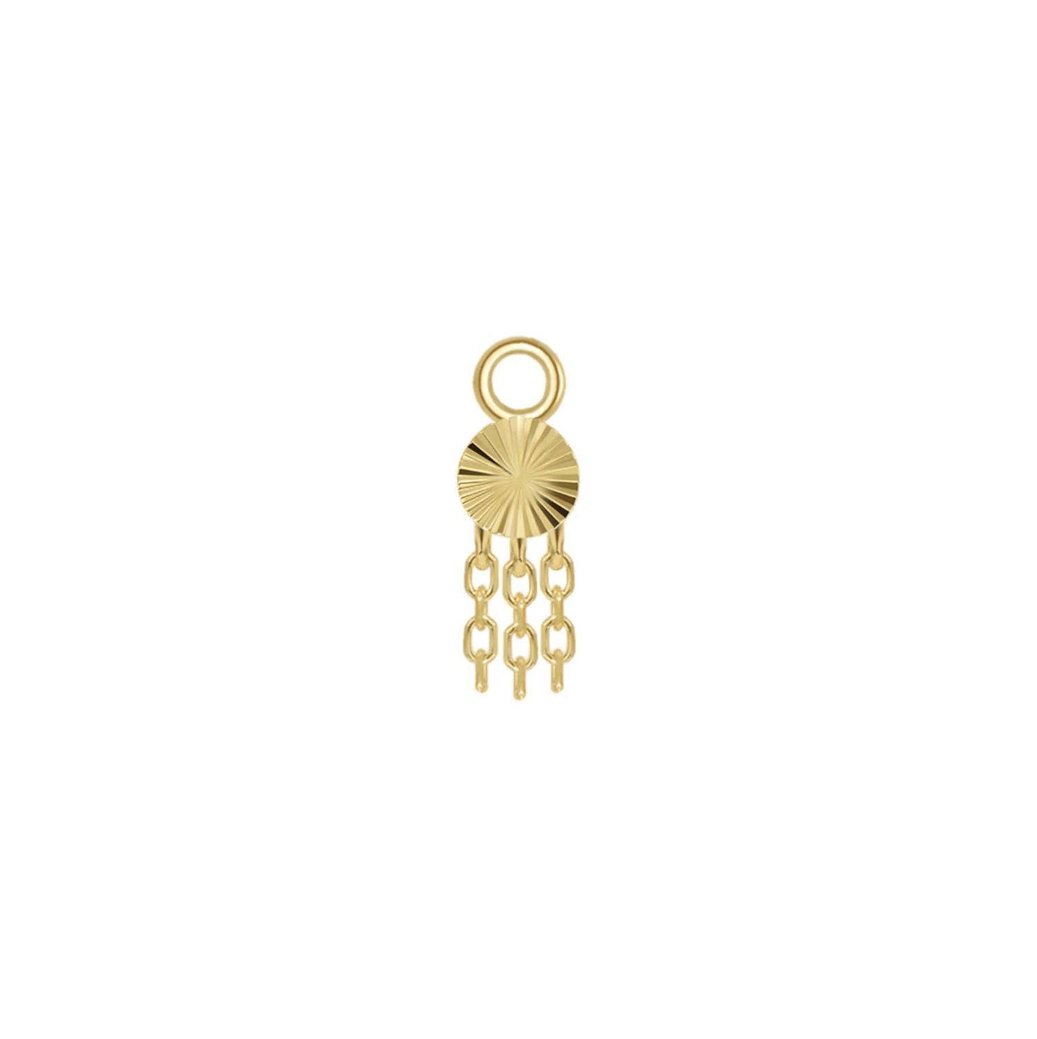 Nyx Charm, Gold: 14k Yellow, Jump Ring: Fits 16g