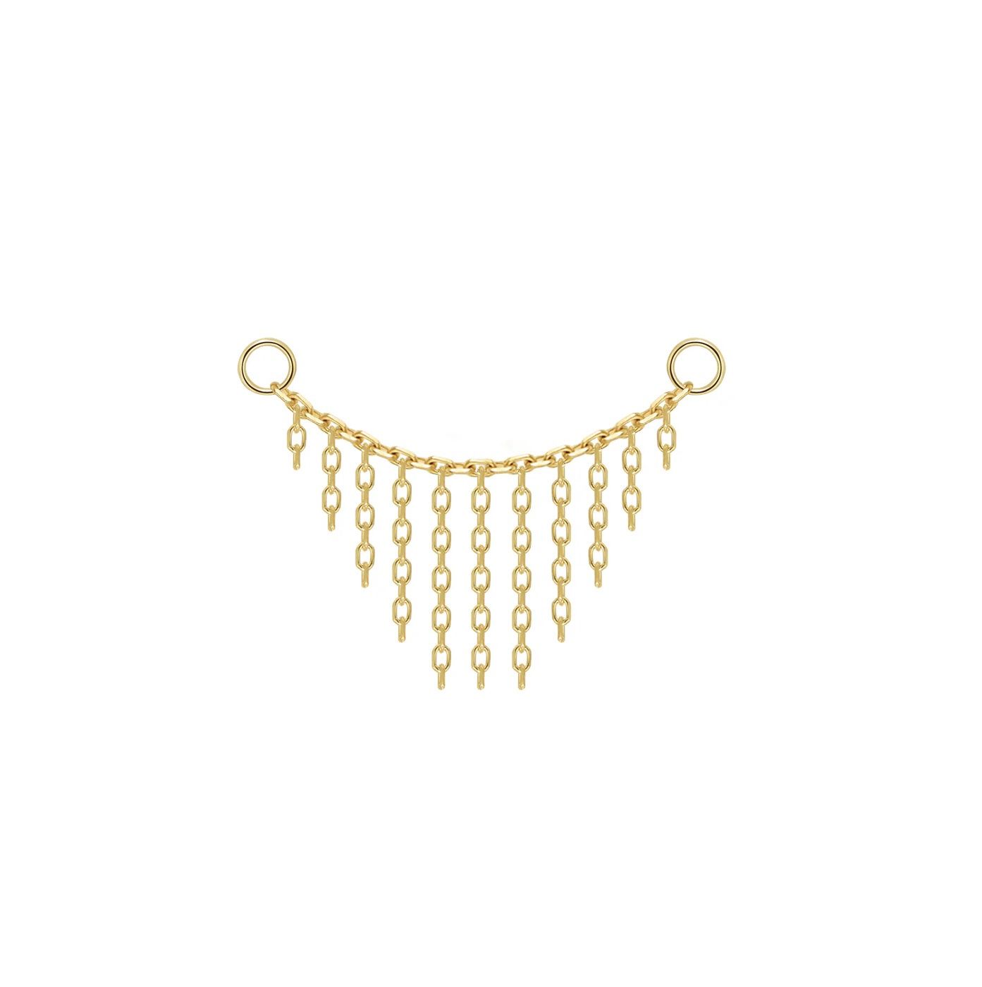 Hera Chain, Gold: 14k Yellow, Jump Ring: Fits 16g