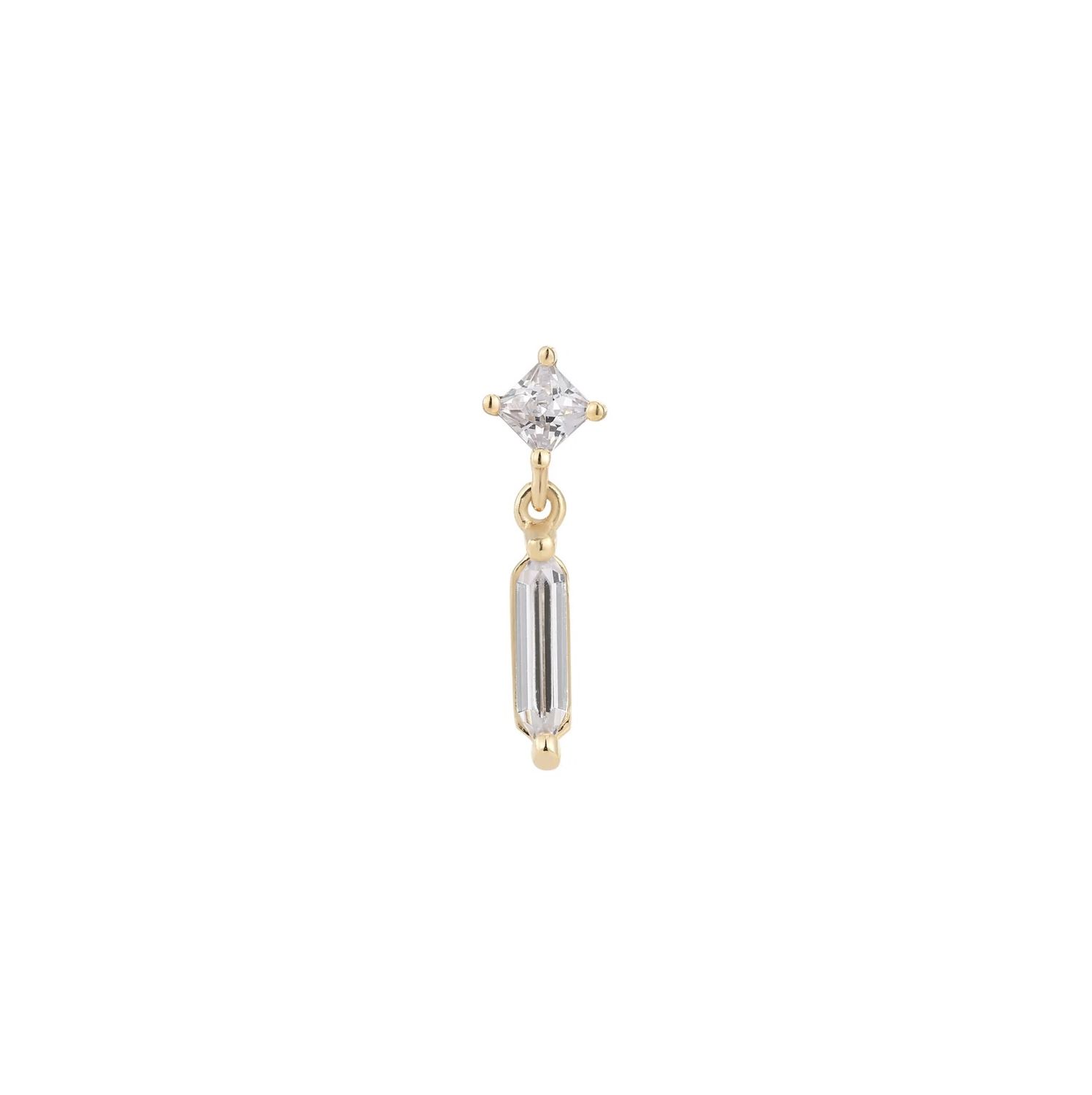 Aha Moment, Gold: 14k Yellow, Stone: Cubic Zirconia