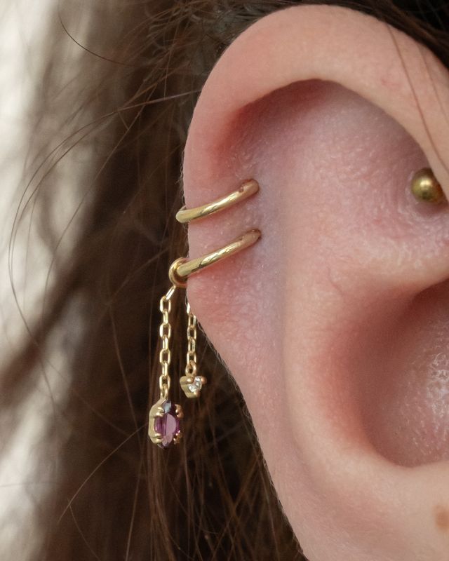 Georgia Diamond Double Dangle